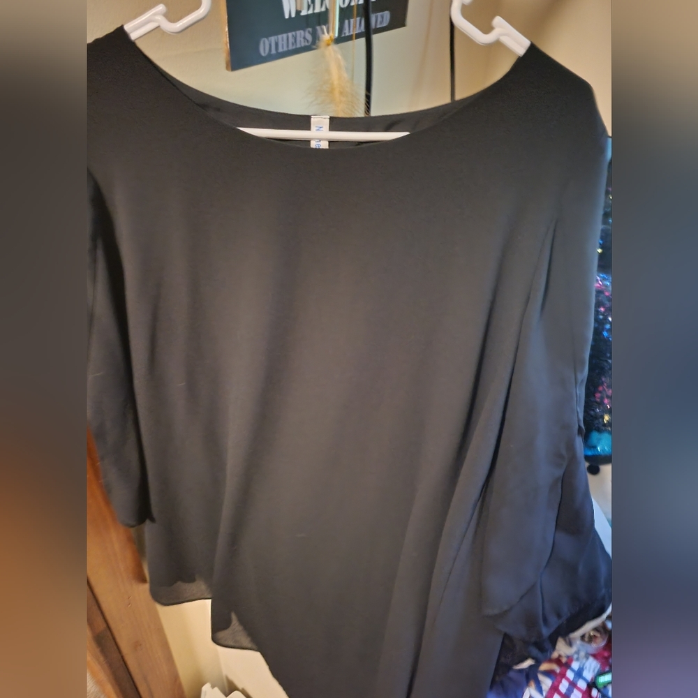 Black dress shirt